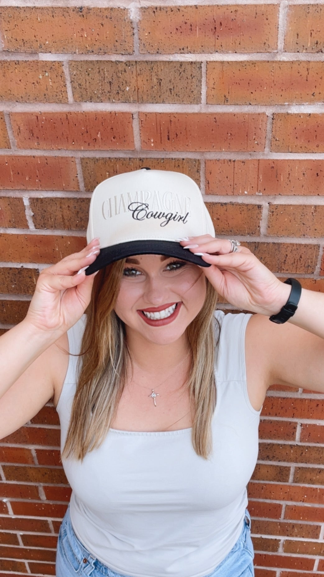 Champagne Cowgirl hat