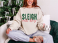 Sleigh All Day Green & Red Graphic Tee and Sweatshirt