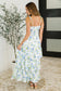 Bloomie Baby Tiered Dress in Ivory/Blue