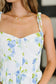 Bloomie Baby Tiered Dress in Ivory/Blue