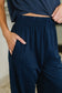 PREORDER: Casual Top and Bottom Set in Navy