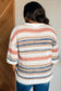 Don't Leave Me Out Striped V-Neck Top