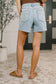 Evelyn Mid Rise Rigid Magic Dad Shorts