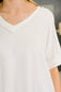 Growing Restless V-Neck Tee in White