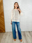 Hallow Laugh Open Knit Top