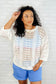 Hallow Laugh Open Knit Top