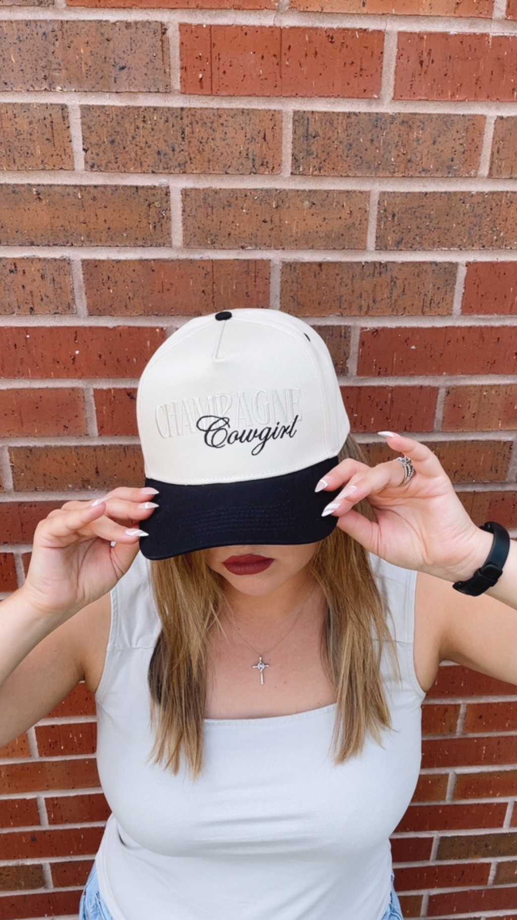 Champagne Cowgirl hat