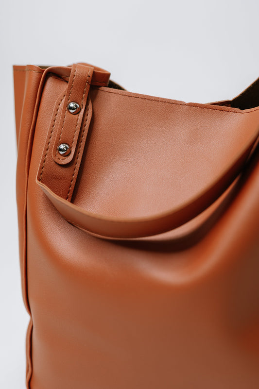 My Whole Life Shoulder Bag in Camel