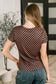 No One Else Checkered Casual Tee