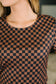No One Else Checkered Casual Tee