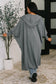Pamper Travel Hooded Cardigan in Charcoal