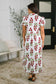 Quiet Life Notch Neck Tiered Dress in White