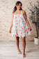 Soul Tied Floral Dress in Pink