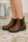 That's Just What They'll Do Paden Chelsea Boots in Brown