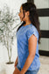 Top That Mineral Wash Tee in Classic Blue
