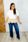 Welcome Me Home Gingham Print Top