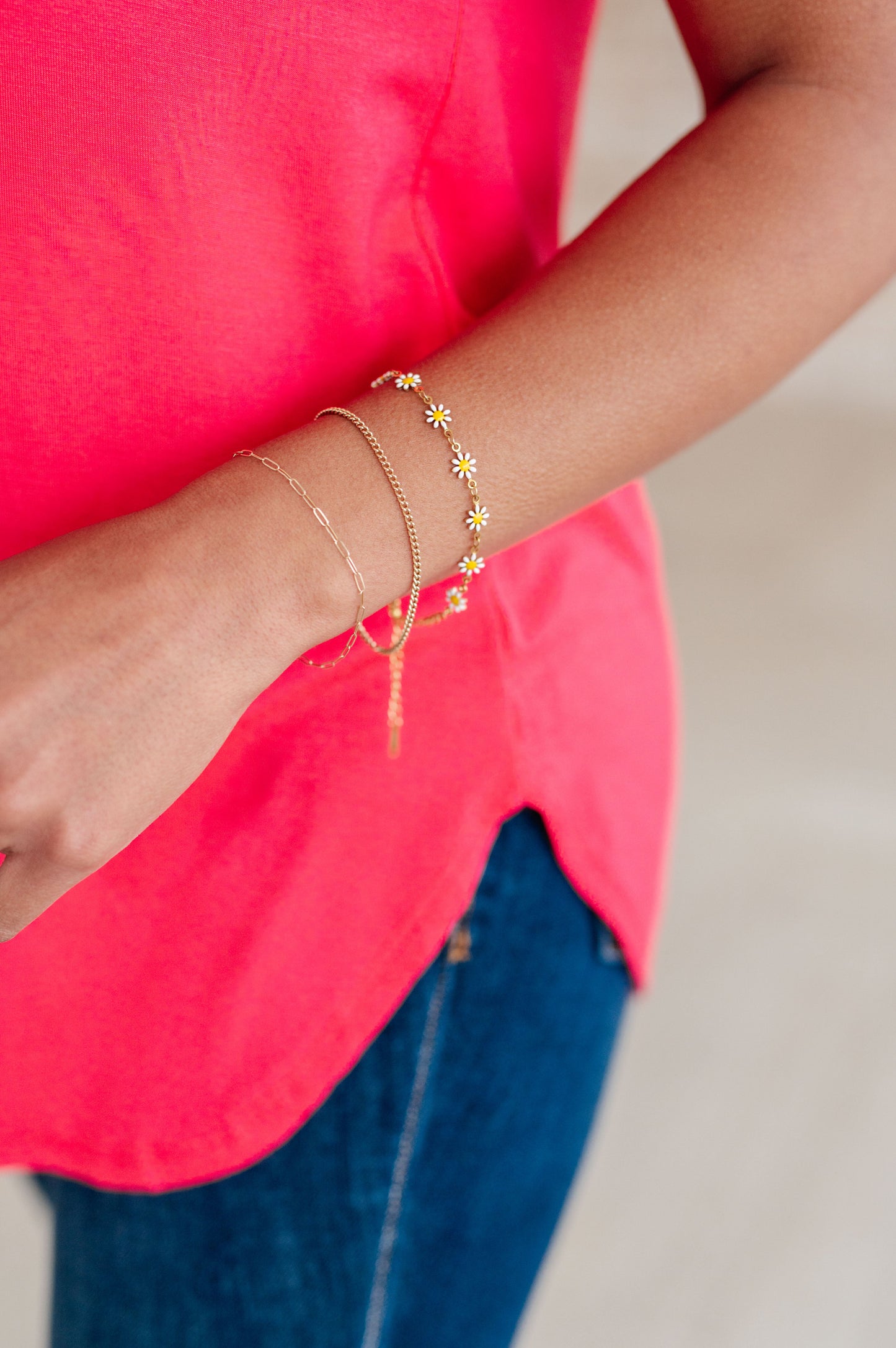 Wildflower Bracelet in White