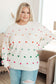 Candy Buttons Pom Detail Sweater