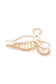 Delicate Bow Claw Clip in White