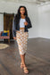 Kiss From a Rose Knit Pencil Skirt