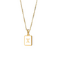 18K Gold Plated Initial Necklace