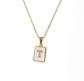 18K Gold Plated Initial Necklace