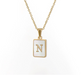 18K Gold Plated Initial Necklace