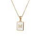 18K Gold Plated Initial Necklace