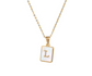 18K Gold Plated Initial Necklace