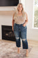 Whitney High Rise Distressed Wide Leg Crop Jeans